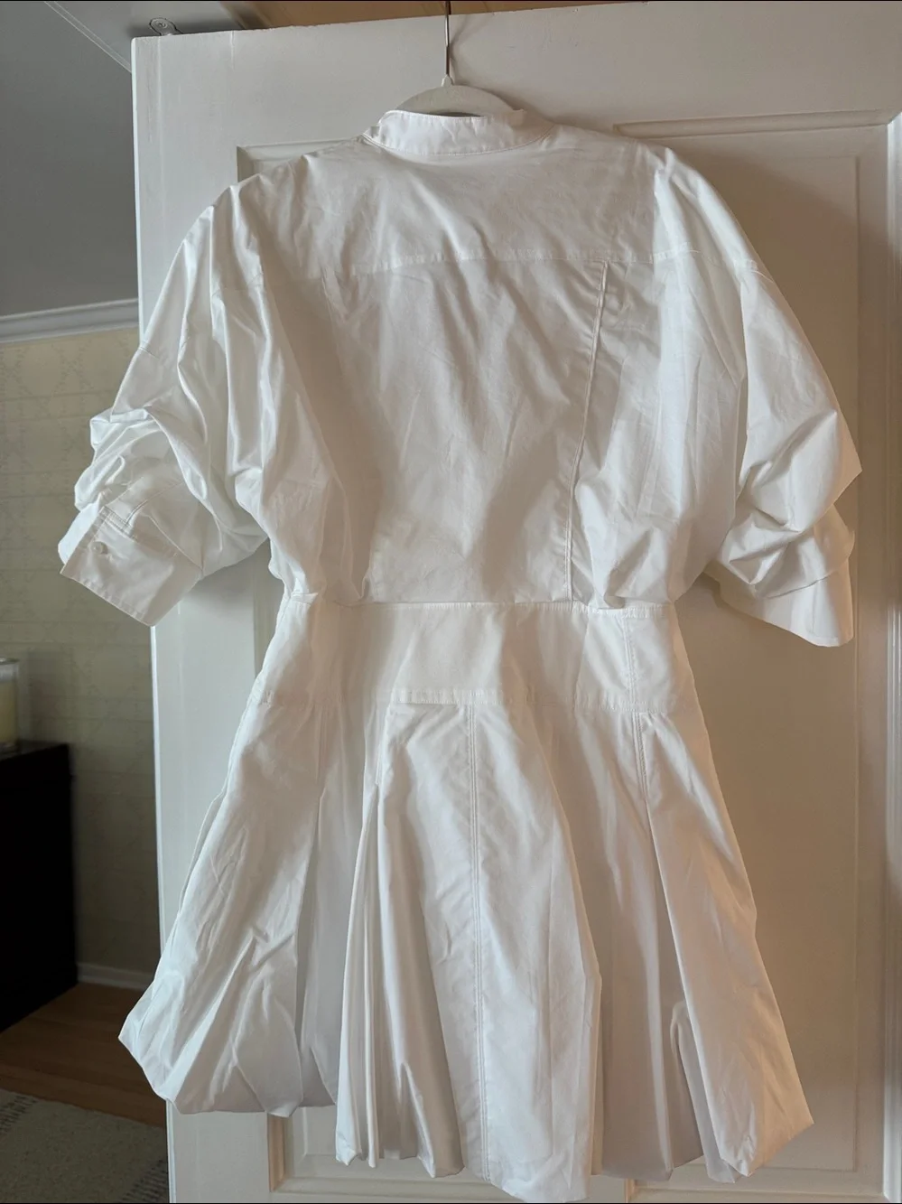 Jonathan Simkhai Effie White Bubble Mini Dress- NWT